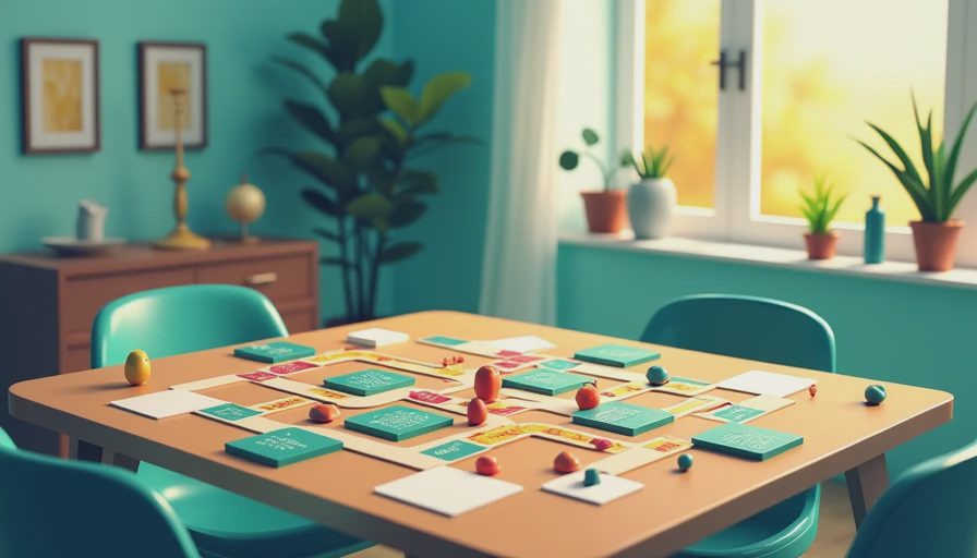 Visual context for co op board games